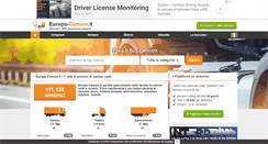 Desktop Screenshot of europa-camion.it