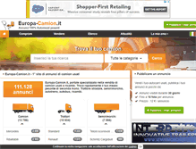 Tablet Screenshot of europa-camion.it